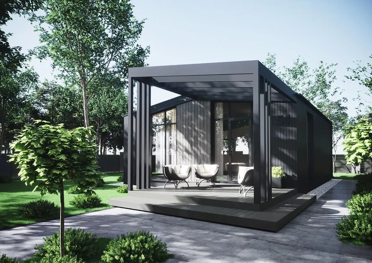 Modüler Ev - 1 alternatif cephe görseli